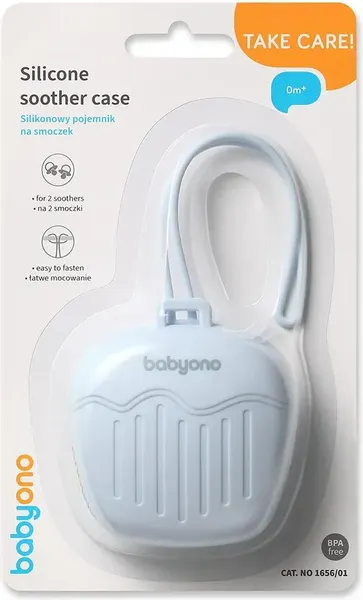 Изображение товара Контейнер для пустышки BabyOno 1656/01 (голубой)