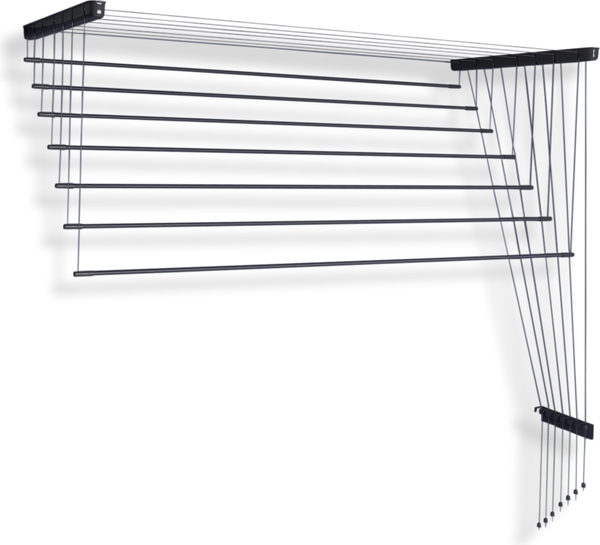 Изображение товара Сушилка для белья Comfort Alumin Group Потолочная Алюминиевая Graphite Style 7 прутьев 1.1м (графитовый)