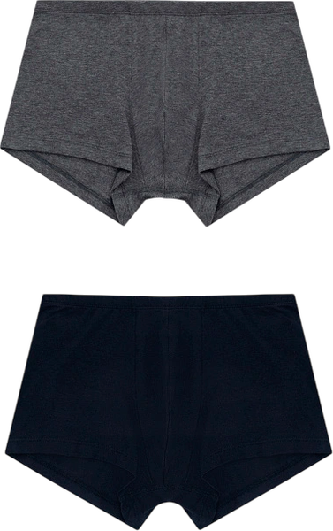 Изображение товара Комплект мужских трусов Mark Formelle 411122-2 (р.90-100, темно-серый меланж 4348-F/темно-синий)