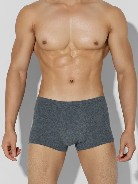 Изображение товара Комплект мужских трусов Mark Formelle 411122-2 (р.90-100, темно-серый меланж 4348-F/темно-синий)