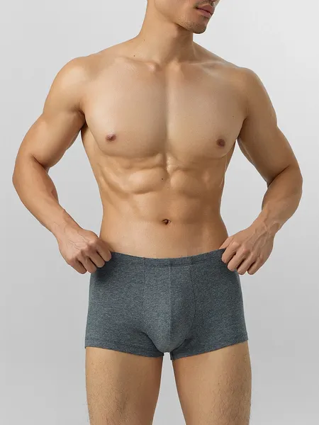 Изображение товара Комплект мужских трусов Mark Formelle 411122-2 (р.94-104, темно-серый меланж 4348-F/темно-синий)