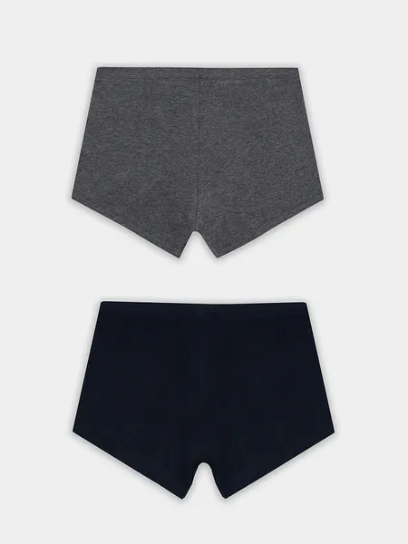 Изображение товара Комплект мужских трусов Mark Formelle 411122-2 (р.102-112, темно-серый меланж 4348-F/темно-синий)