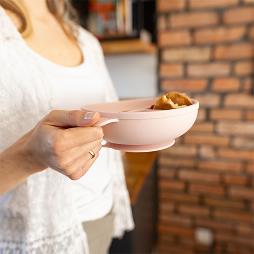 Изображение товара Тарелка для кормления BabyOno 1661/02 (розовый)