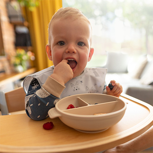 Изображение товара Тарелка для кормления BabyOno 1661/03 (бежевый)