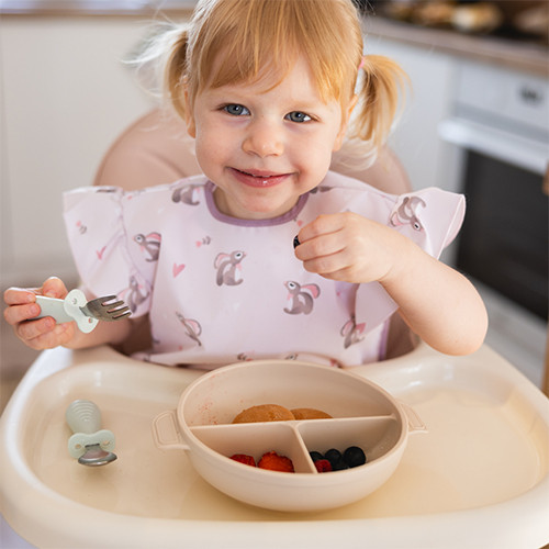 Изображение товара Тарелка для кормления BabyOno 1661/03 (бежевый)