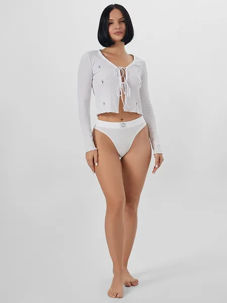 Изображение товара Комплект женских трусов Mark Formelle 412542-3 (р.110, белый/телесный/черный/декор)