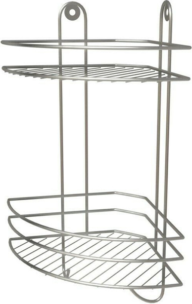 Изображение товара Полка для ванной ИРСА Угловая 2-х секционная / АЛТ 10С (хром)