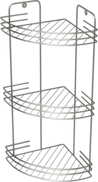 Изображение товара Полка для ванной ИРСА Угловая 3-х секционная / АЛТ 66С (хром)