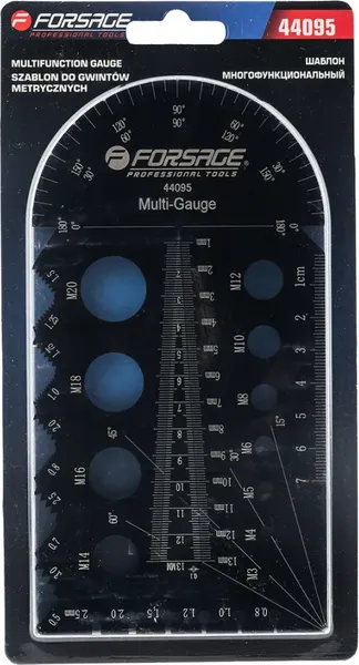 Изображение товара Шаблон разметочный Forsage Измерительный многофункциональный F-44095 (63717)