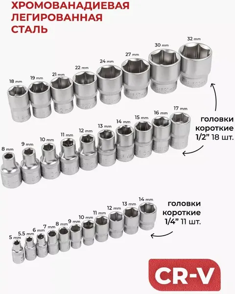 Изображение товара Универсальный набор инструментов BaumAuto BM-41061-5 (3 K-T) (58569)