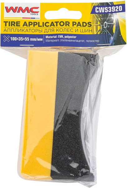 Изображение товара Губка для автомобиля WMC Tools Для колес и шин CWS3920 (62821)