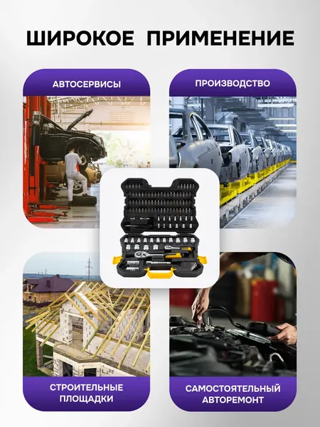 Изображение товара Универсальный набор инструментов Megatools MT-41151-5 (63407)