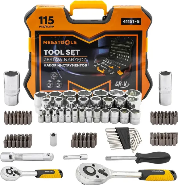 Изображение товара Универсальный набор инструментов Megatools MT-41151-5 (63407)