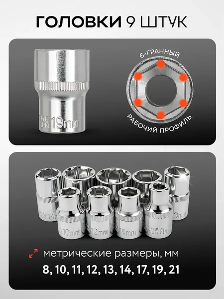 Изображение товара Универсальный набор инструментов Sigmatool 4104-5 (63415)