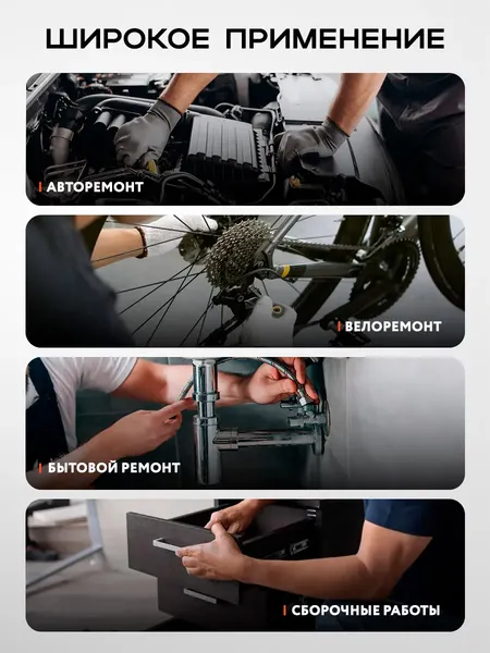 Изображение товара Универсальный набор инструментов Sigmatool 4104-5 (63415)