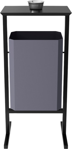 Изображение товара Урна уличная Allerd Стандарт 35л с пепельницей (серый)