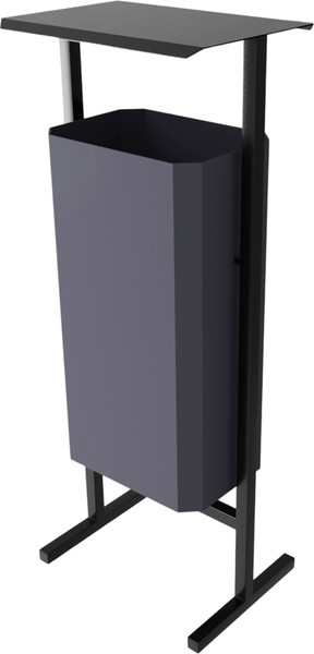 Изображение товара Урна уличная Allerd Стандарт 50л (серый)