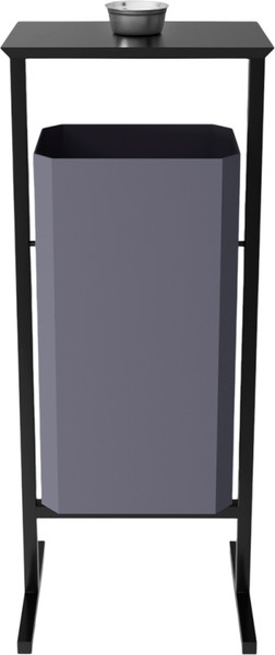 Изображение товара Урна уличная Allerd Стандарт 50л с пепельницей (серый)