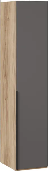 Изображение товара Шкаф-пенал ТриЯ Порто СМ-393.07.001 с 1 глухой дверью (яблоня беллуно/графит софт)