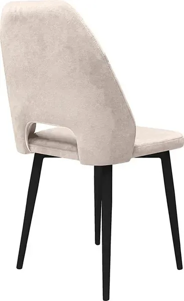 Изображение товара Стул ТриЯ Капри конус Т2 исп.2 (черный муар/велюр бежевый)