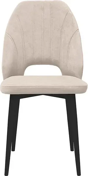 Изображение товара Стул ТриЯ Капри конус Т2 исп.2 (черный муар/велюр бежевый)