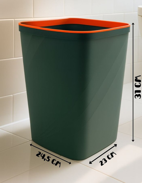 Изображение товара Корзина для бумаг MONAMI GU-202302 (зеленый)