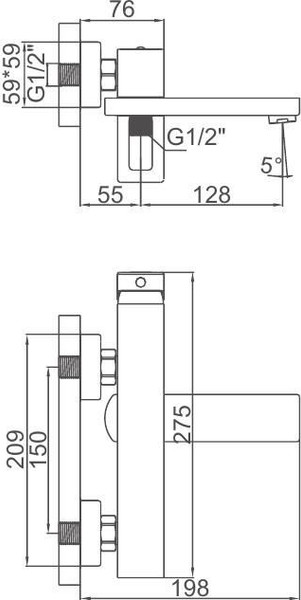 Изображение товара Смеситель Gerhans K13027Y