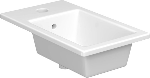 Изображение товара Тумба с умывальником Belux Бергамо-Женева НП40 + Женева 40 ФС (31, бетон чикаго/светло-серый/фаянс)