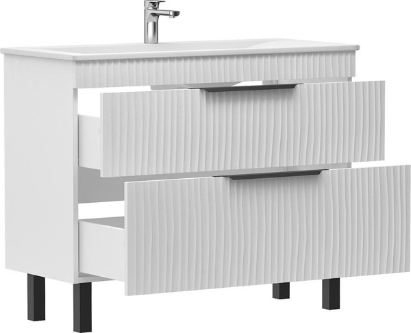 Изображение товара Тумба с умывальником Volna Lotty 100.2Y Pulsus + Pulsus 100 (напольная)