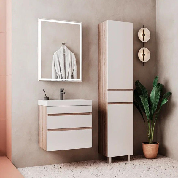 Изображение товара Тумба с умывальником Volna Conty 70.2Y + Lake 70 (подвесная)