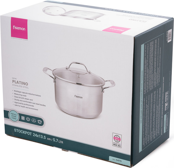 Изображение товара Кастрюля Fissman Platino / 5479