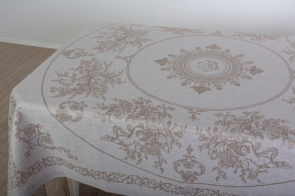 Изображение товара Скатерть Pole Kvetak (Беларускі лён) 170x245 17С313-ШР/к. (133 Ангелы 140/лен 100)