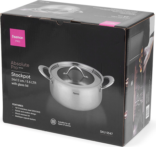 Изображение товара Кастрюля Fissman Absolute Pro 5547