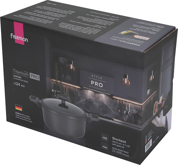 Изображение товара Кастрюля Fissman Titanium Pro 14585