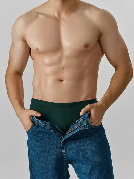 Изображение товара Комплект мужских трусов Mark Formelle 411122-2 (р.86-96, агава/зеленый бархат)