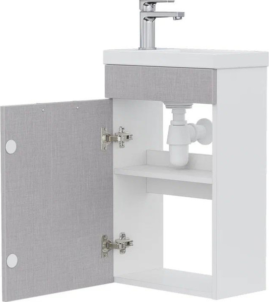 Изображение товара Тумба с умывальником Volna Vario Sf.40.1D Миранда + Миранда 40 (подвесная)