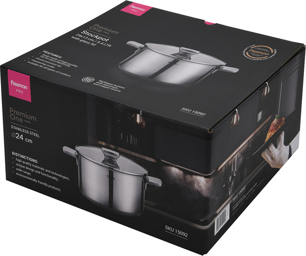 Изображение товара Кастрюля Fissman Premium One 15092