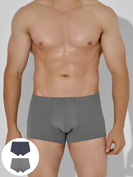 Изображение товара Комплект мужских трусов Mark Formelle 411122-2 (р.86-96, базальт/графит)