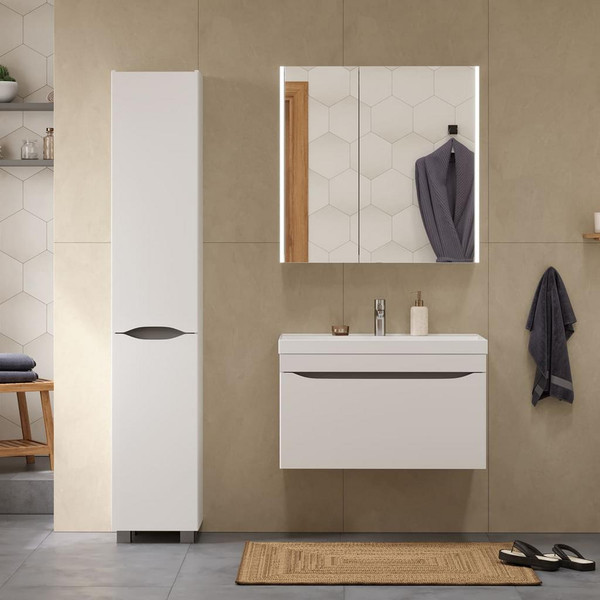 Изображение товара Тумба с умывальником Volna Prime 80.1Y + Prime 80 (подвесная)