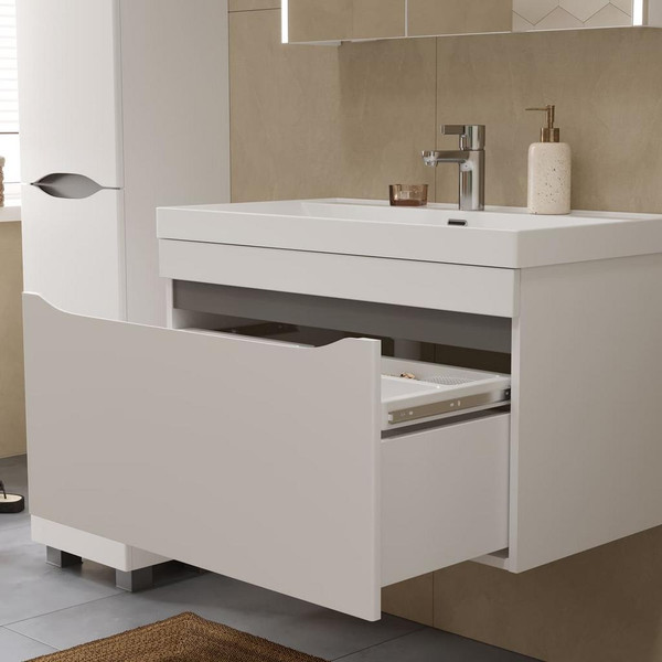 Изображение товара Тумба с умывальником Volna Prime 80.1Y + Prime 80 (подвесная)