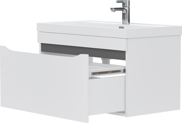 Изображение товара Тумба с умывальником Volna Prime 80.1Y + Prime 80 (подвесная)