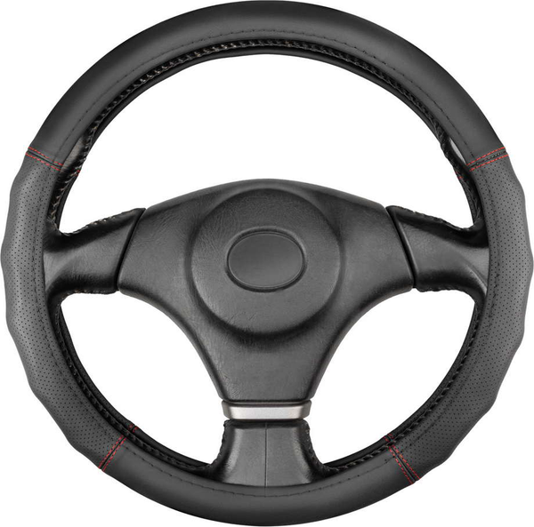 Изображение товара Оплетка на руль Skyway Design Gorilla-5 M / S01102565 (черный/красный)