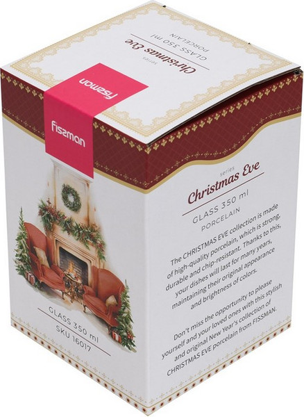 Изображение товара Стакан Fissman Christmas Eve  16017 (красный)