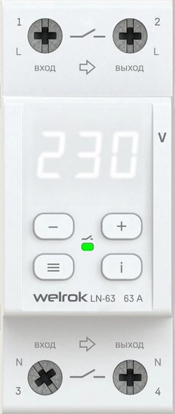 Изображение товара Реле напряжения Welrok LN-63