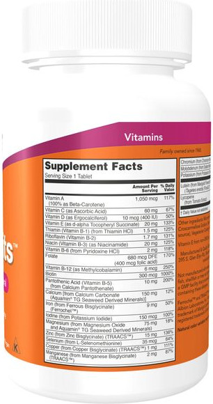 Изображение товара Витаминно-минеральный комплекс NOW Daily Vits (120 капсул)