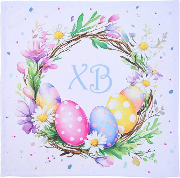 Изображение товара Сервировочная салфетка Доляна Пасхальный венок / 10894874