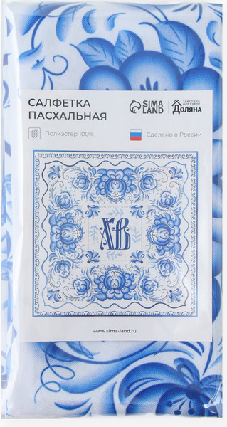 Изображение товара Сервировочная салфетка Доляна Гжель ХВ / 10894873