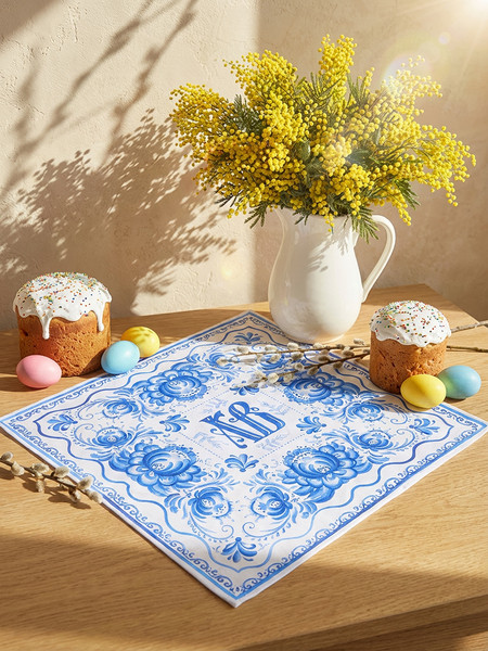 Изображение товара Сервировочная салфетка Доляна Гжель ХВ / 10894873