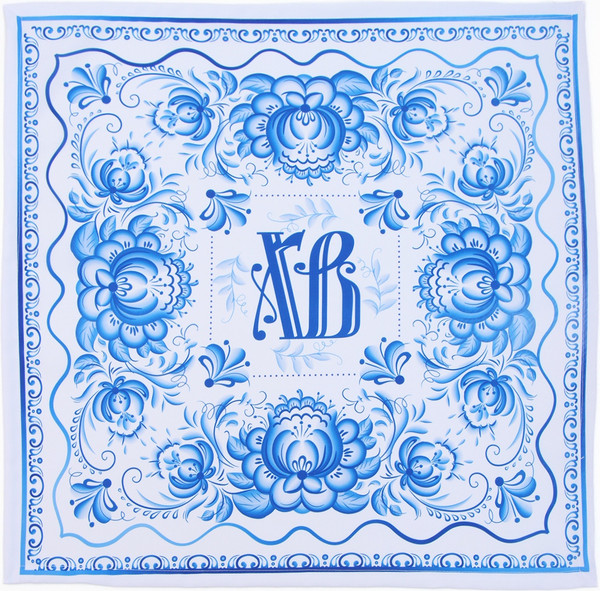 Изображение товара Сервировочная салфетка Доляна Гжель ХВ / 10894873