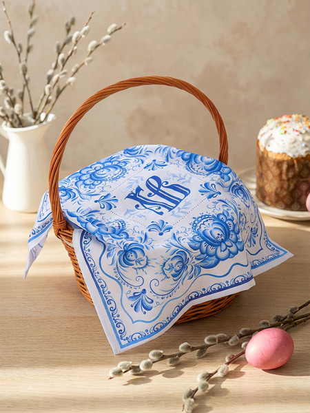 Изображение товара Сервировочная салфетка Доляна Гжель ХВ / 10894873